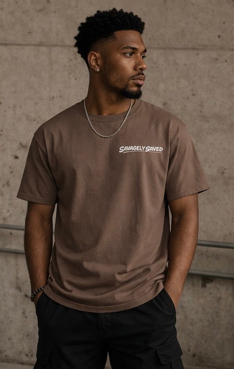 Savagely Saved Definition Tee